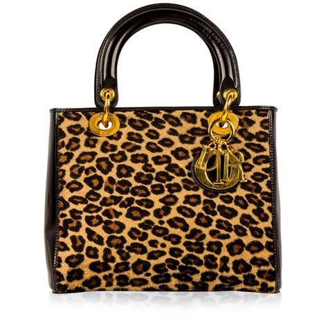 lady dior leopardata|Medium Lady D.